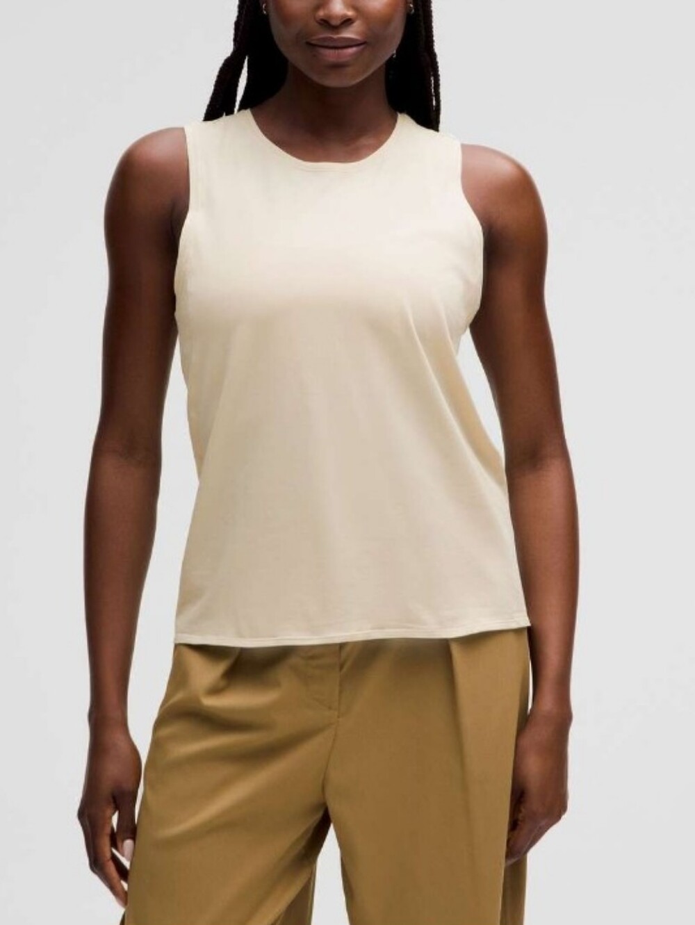 Lululemon Run On Tank Top *Pima Natural Ivory M/L ? Read